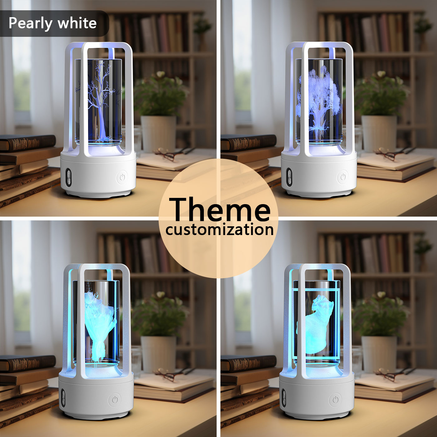Valentine 2 In 1 Audio Acrylic Lamp