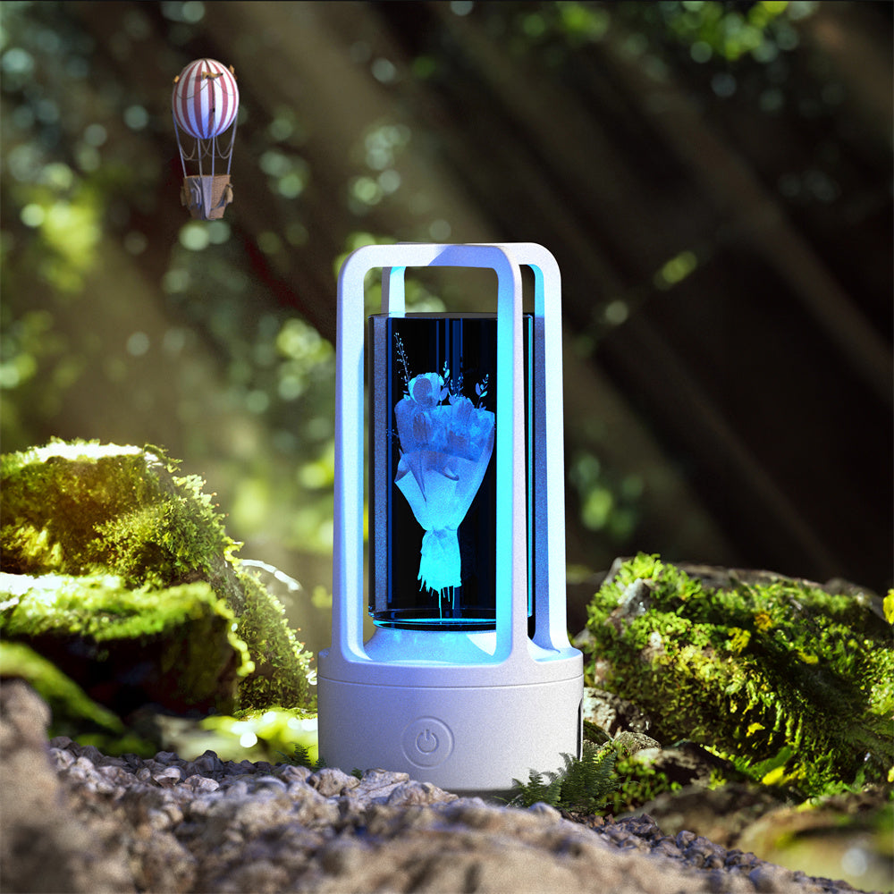 Valentine 2 In 1 Audio Acrylic Lamp