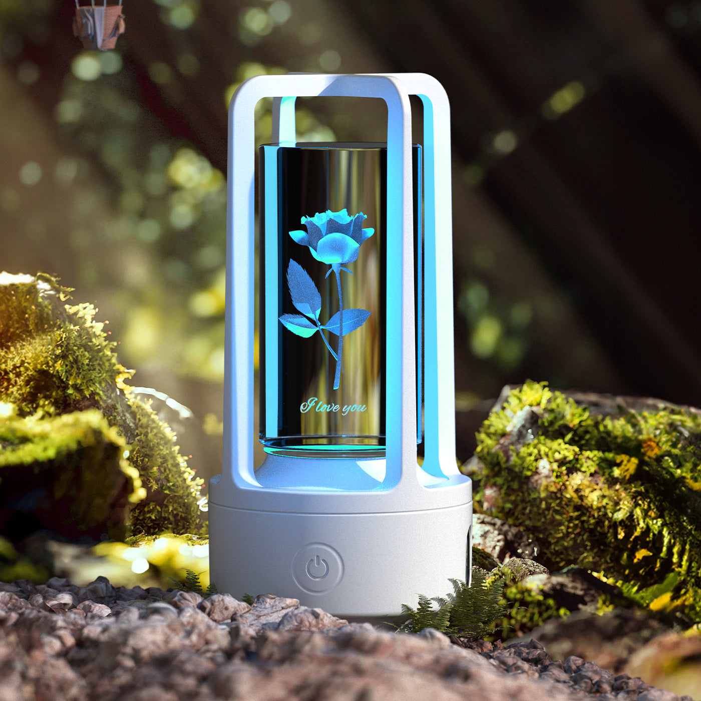 Valentine 2 In 1 Audio Acrylic Lamp