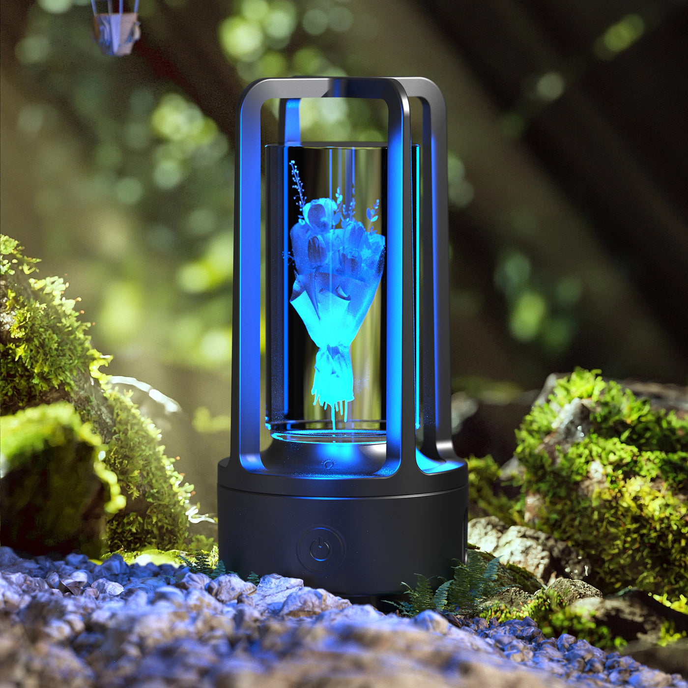 Valentine 2 In 1 Audio Acrylic Lamp