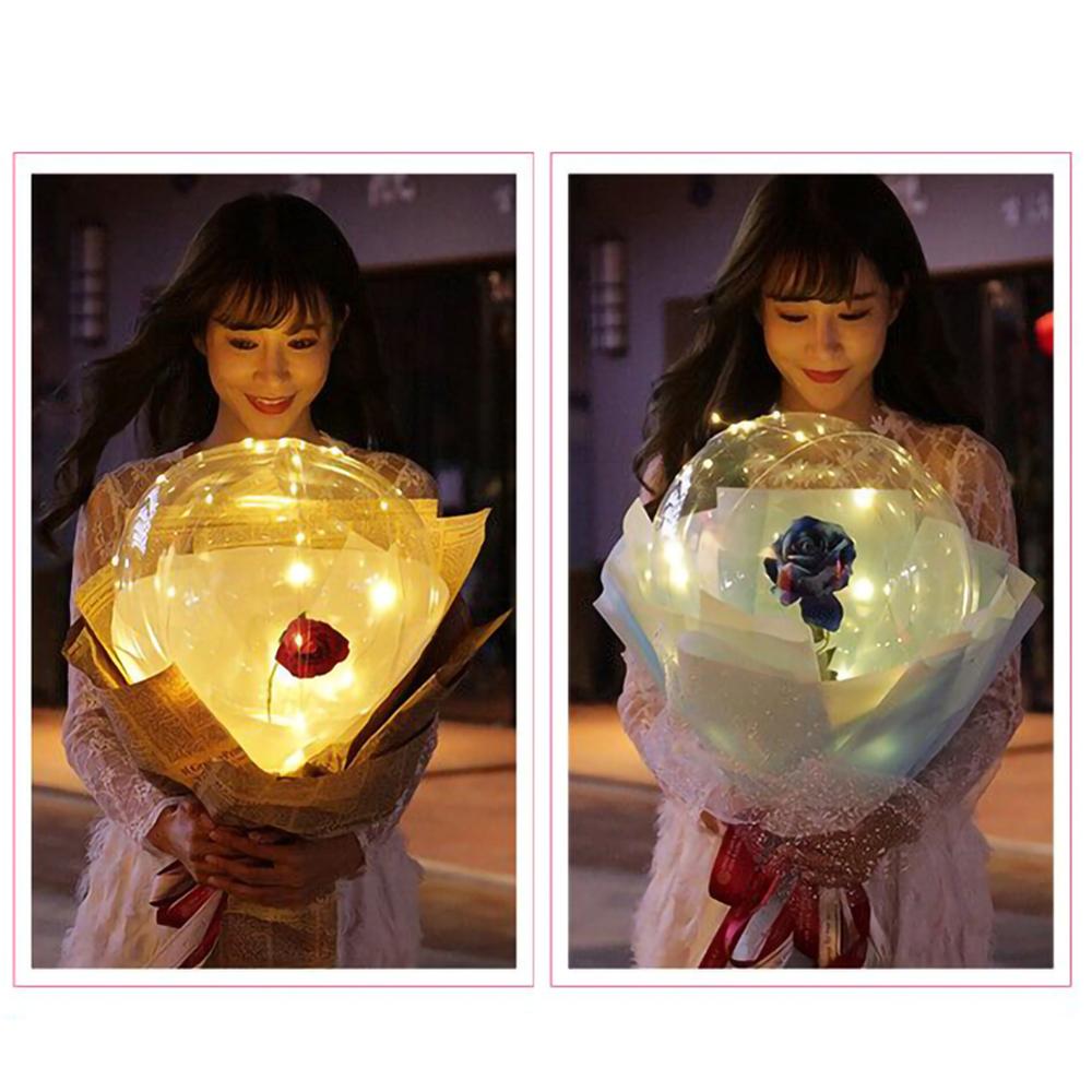 <B>👩‍❤‍👨Pre Valentine's Day Sale-LED Luminous Balloon Rose Bouquet</B>