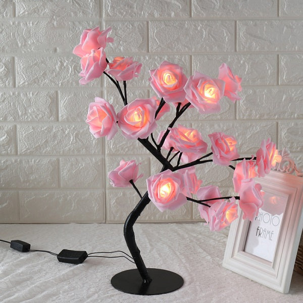 Rose Flower Tree LED Lamp