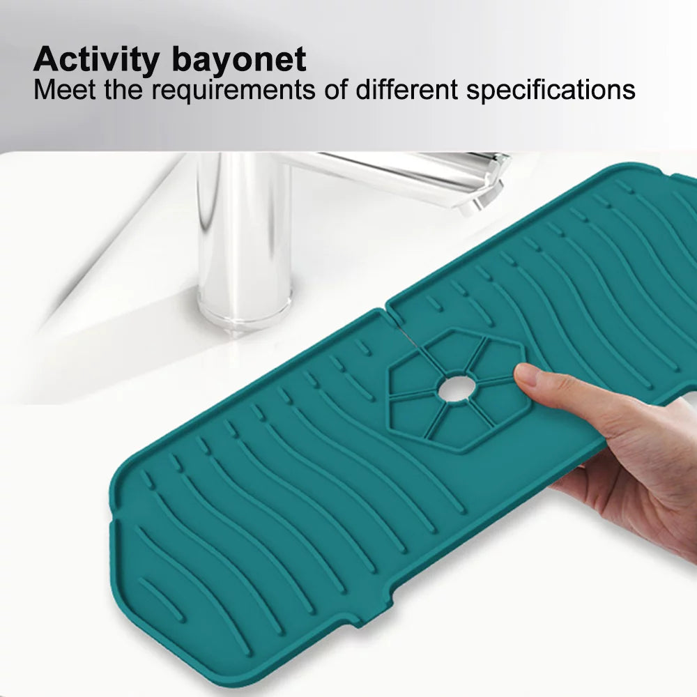 Kitchen Silicone Faucet Drying Mat