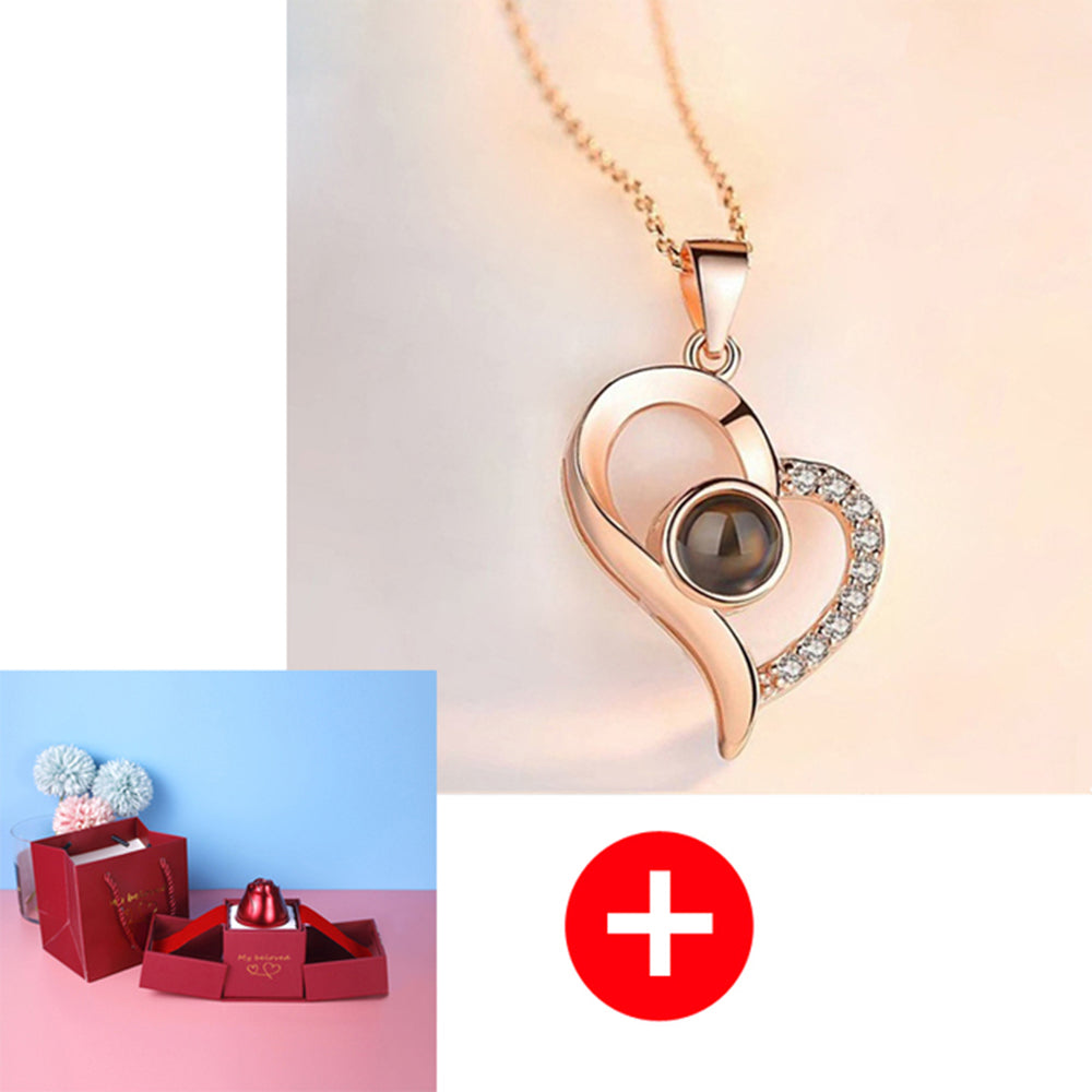 Metal Rose Jewelry Gift Box
