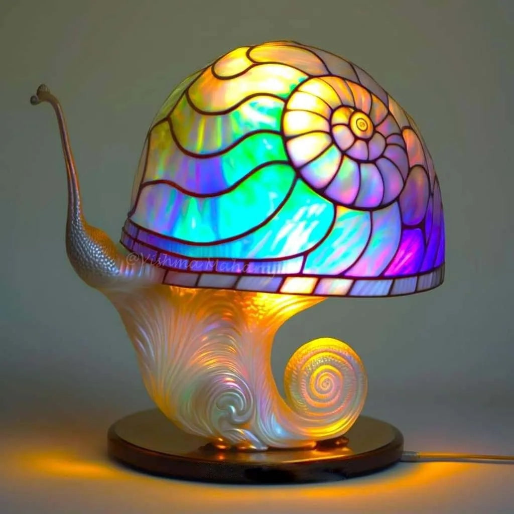 Glass Plant Series Desk Lamp