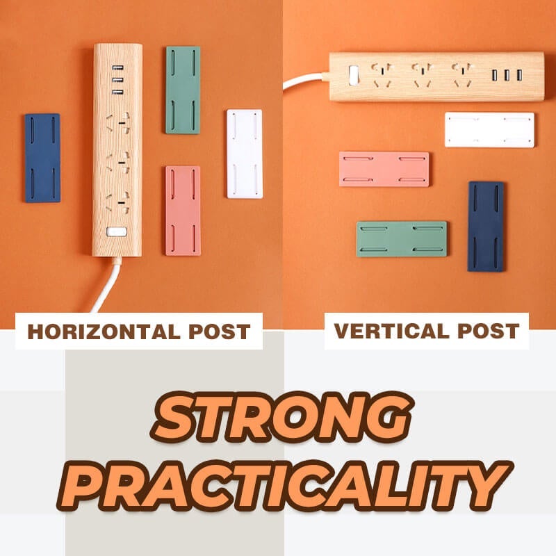 Adhesive Punch-Free Socket Holder