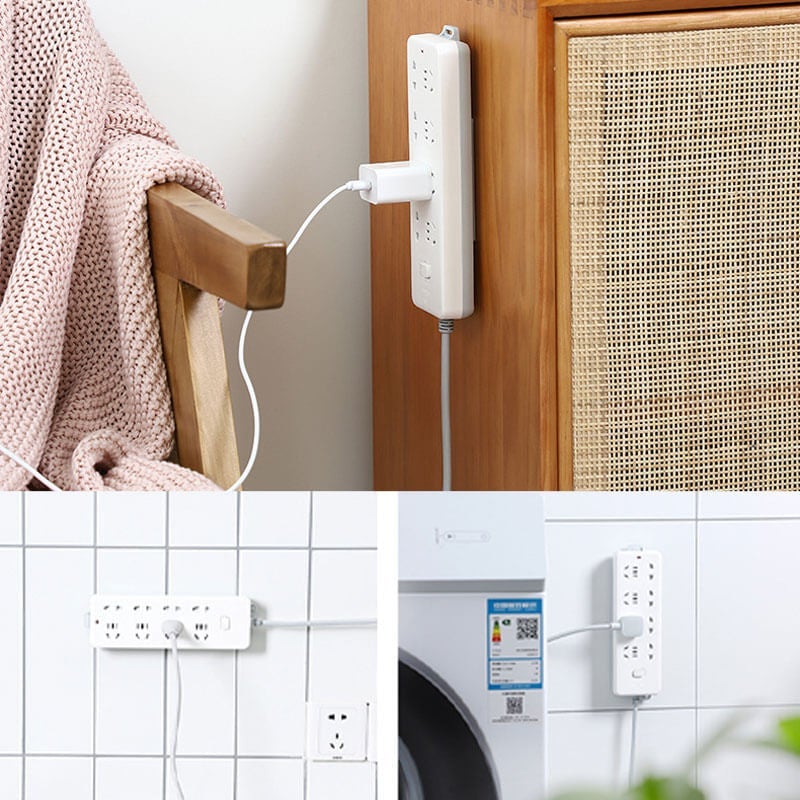 Adhesive Punch-Free Socket Holder