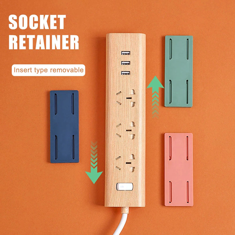 Adhesive Punch-Free Socket Holder